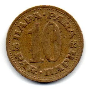 Iugoslávia - 1965 - 10 Para