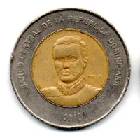 República Dominicana - 2010 - 10 Pesos - Foto 2