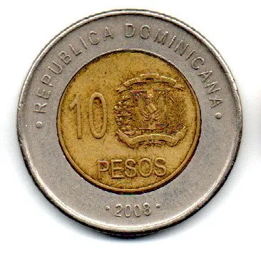 República Dominicana - 2008 - 10 Pesos