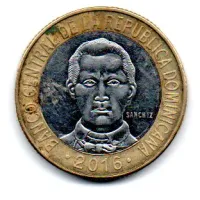 República Dominicana - 2016 - 5 Pesos - Foto 2