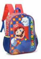 Mochila Super Mario Vermelho 2024 