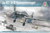 Avião Junkers JU-87G-2 Stuka Kanonenvogel Kit Italeri 1/72 Plastimodelismo