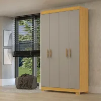 Guarda Roupa Lana 04 Portas 100% MDF ACP