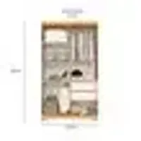 Guarda Roupa Lana 04 Portas 100% MDF ACP - Foto 3