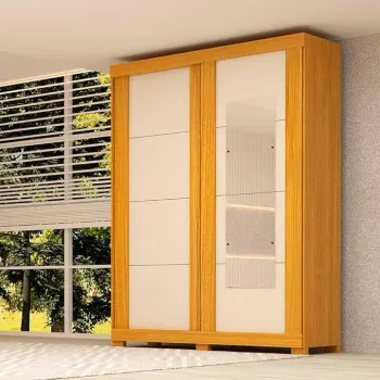 Guarda Roupa Helena 02 Portas Deslizante 100% MDF ACP
