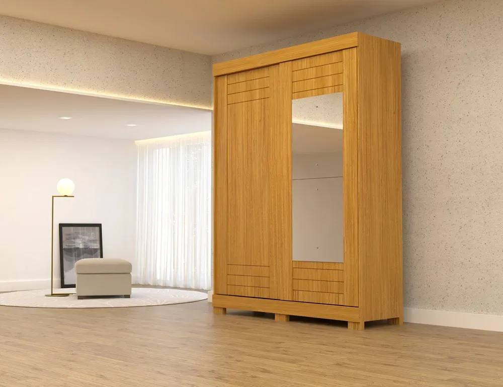 Guarda Roupa Ayla 02 Portas Deslizante 100% MDF ACP