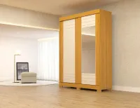 Guarda Roupa Ayla 02 Portas Deslizante 100% MDF ACP - Foto 3