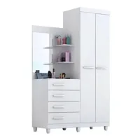 Guarda Roupa Melissa 02 Portas 04 Gavetas 100% MDF ACP