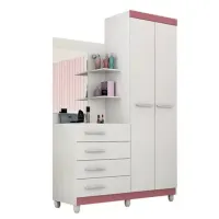 Guarda Roupa Melissa 02 Portas 04 Gavetas 100% MDF ACP - Foto 4