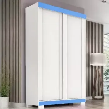 Guarda Roupa Samira 02 Portas Deslizante 100% MDF ACP - Foto 2