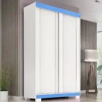 Guarda Roupa Samira 02 Portas Deslizante 100% MDF ACP - Foto 2