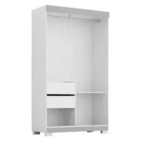 Guarda Roupa Samira 02 Portas Deslizante 100% MDF ACP - Foto 5