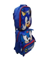 Kit Mochila e Lancheira  Baby Gamer Boy - Foto 3