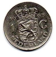 Holanda - 1968 - 1 Gulden