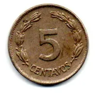 Equador - 1946 - 5 Centavos - Foto 2