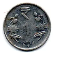 Índia - 2013 - 1 Rupee