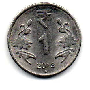 Índia - 2013 - 1 Rupee