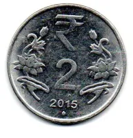 Índia - 2015 - 2 Rupees