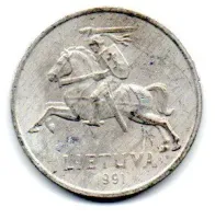 Lituânia - 1991 - 2 Centai