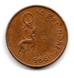 Noruega - 1996 - 50 Ore