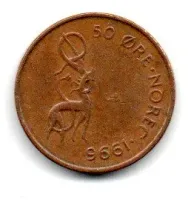 Noruega - 1996 - 50 Ore