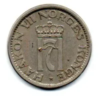 Noruega - 1953 - 50 Ore - Foto 2
