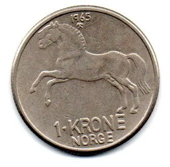 Noruega - 1964 - 1 Krone