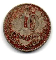 Paraguai - 1903 - 10 Centavos - Foto 2