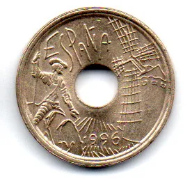 Espanha - 1996 - 25 Pesetas - Castilla La Mancha