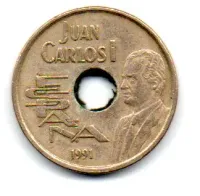 Espanha - 1992 - 25 Pesetas - Comemorativa - Olimpíadas 1992 - Salto com Vara