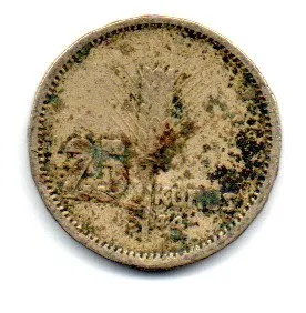 Turquia - 1944 - 25 Kurus - UTG
