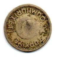 Turquia - 1944 - 25 Kurus - UTG - Foto 2