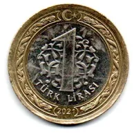 Turquia - 2021 - 1 Lira