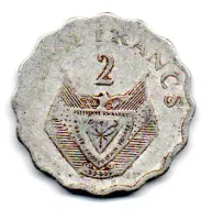 Ruanda - 1970 - 2 Francs - Foto 2