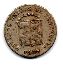 Venezuela - 1945 - 5 Centimos
