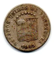 Venezuela - 1945 - 5 Centimos