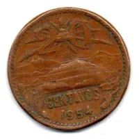 México - 1954 - 20 Centavos - C/ Danos