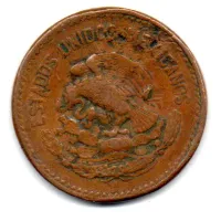 México - 1954 - 20 Centavos - C/ Danos - Foto 2