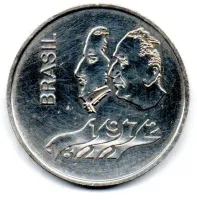 1972 - 20 Cruzeiros - Prata .900 - Aprox. 18,04g - 34,1mm - Comemorativa Sesquicentenário da Independência - Moeda Brasil - Foto 2