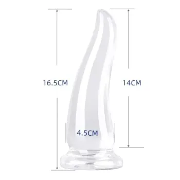Plug Anal de Silicone com Ventosa 16 x 4,5cm - AP044 - Foto 2