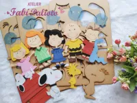 G1.509 Gabarito de Moldes em MDF Coleção Turma do Snoopy - Foto 2