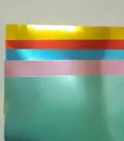 Papel Laminado -  cores sortidas  - Foto 2