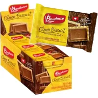 2 Caixas Biscoito Choco Biscuit Chocolate Ao Leite Bauducco Display 18x36g - Foto 2