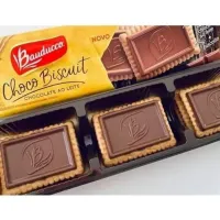 6 Caixas Biscoito Choco Biscuit Chocolate Ao Leite Bauducco Display 18x36g - Foto 5