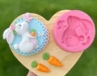 Molde de Silicone Coelho Páscoa 