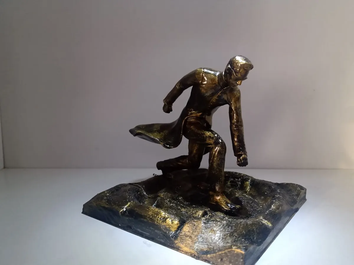 Estatueta Action Figure Matrix Neo Super Homem Imagem