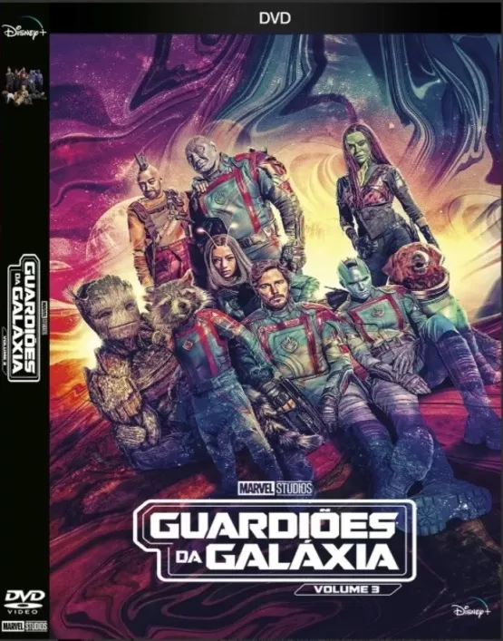 DVD GUARDIOES DA GALAXIA 3