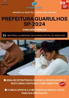 Apostila Pref Guarulhos Ano 2024 Engenheiro Segurança do Trabalho
