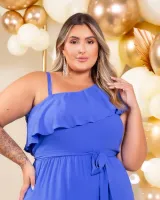 Vestido Longo Diva's Voga Azul - Foto 6