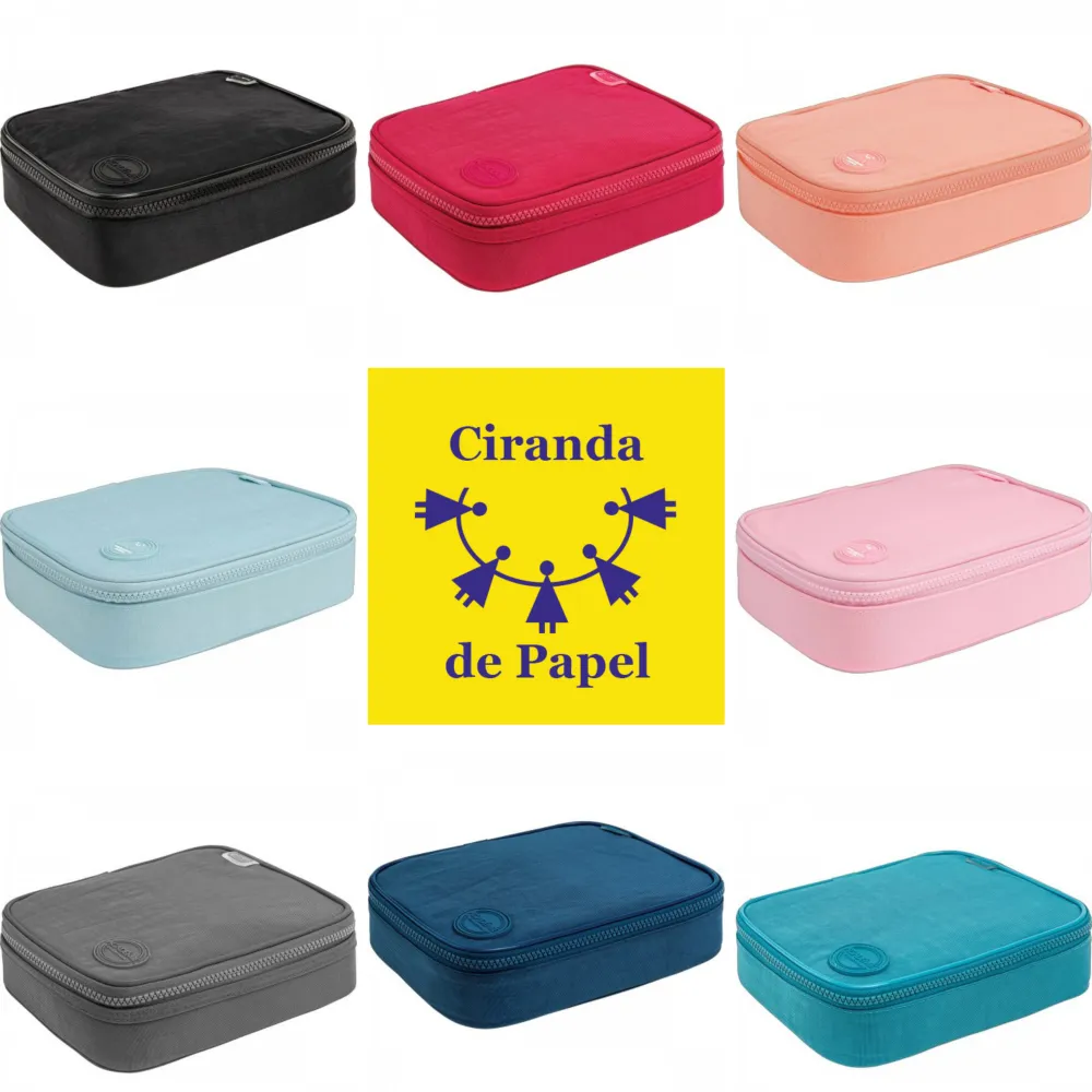 Estojo Box Académie Design Collection – Diversas Cores | 150x210x60mm | Escolar e Universitário